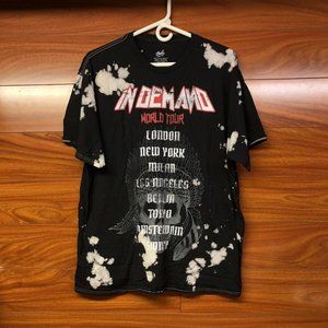 In Demand World Tour Men's Tie Dye T Shirt XLarge